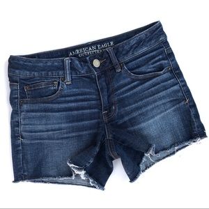 American Eagle Shortie Denim Shorts